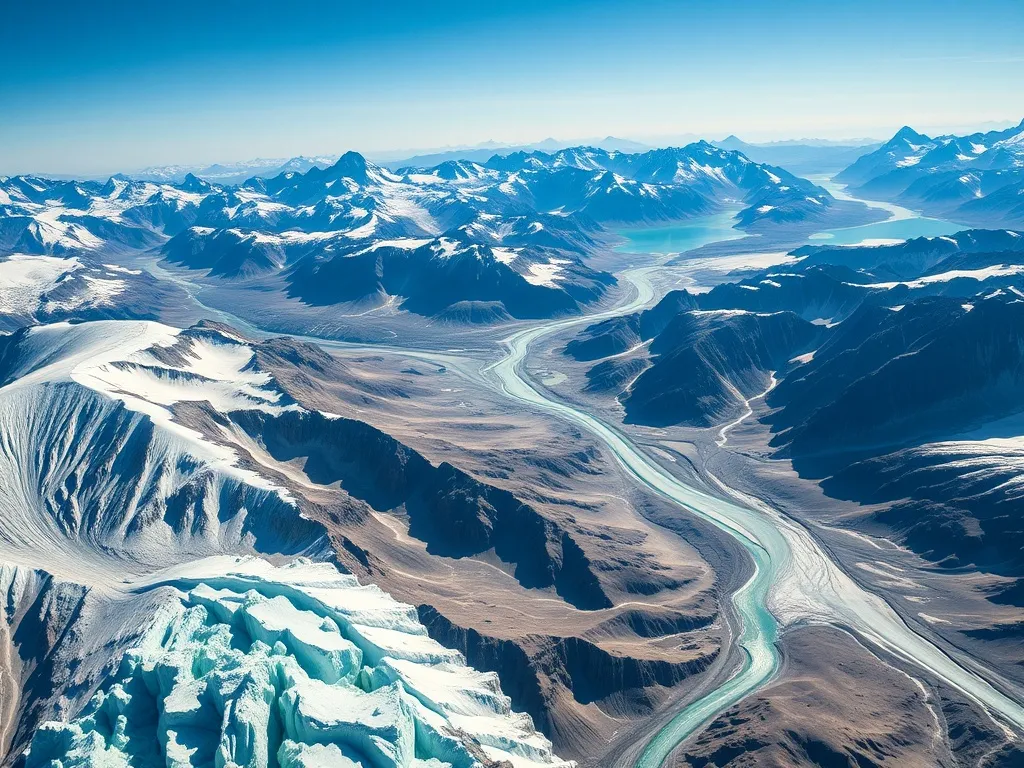 Lodowce w Alpach mapa - rozmieszczenie i największe lodowce