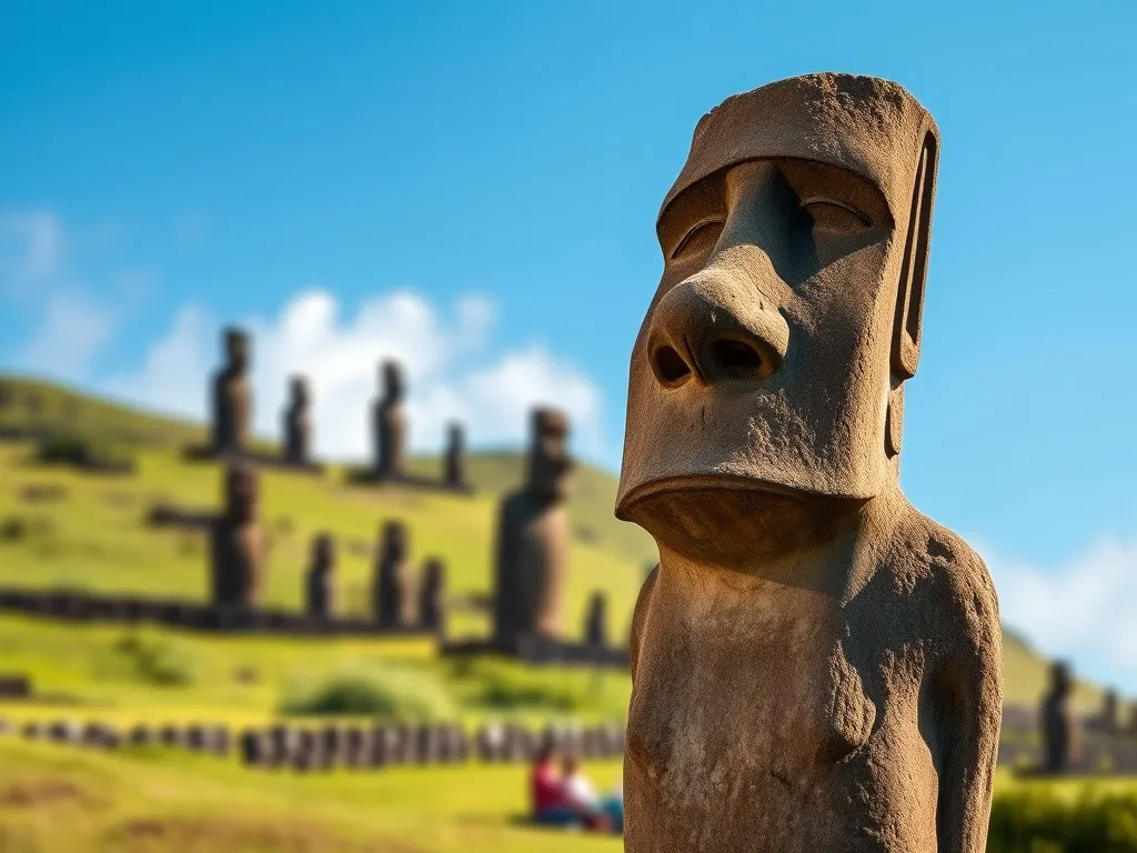 Posągi na Wyspie Wielkanocnej – tajemnice i historia Moai